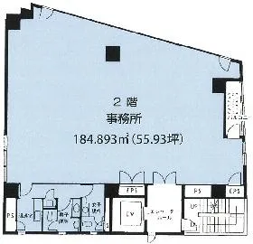 三共西新宿ビル(旧西新宿浅井の基準階図面