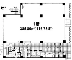 アズ品川ビルの基準階図面