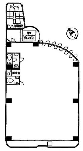 第5瑞穂ビルの基準階図面