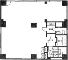 共栄入谷ビルの基準階図面