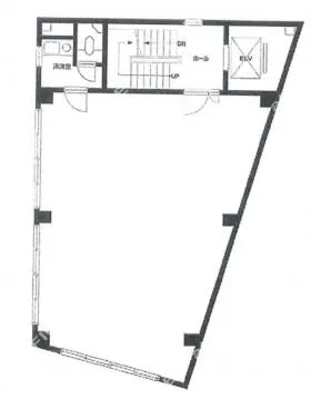 宮島ビルの基準階図面
