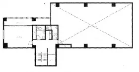 久米ビルの基準階図面