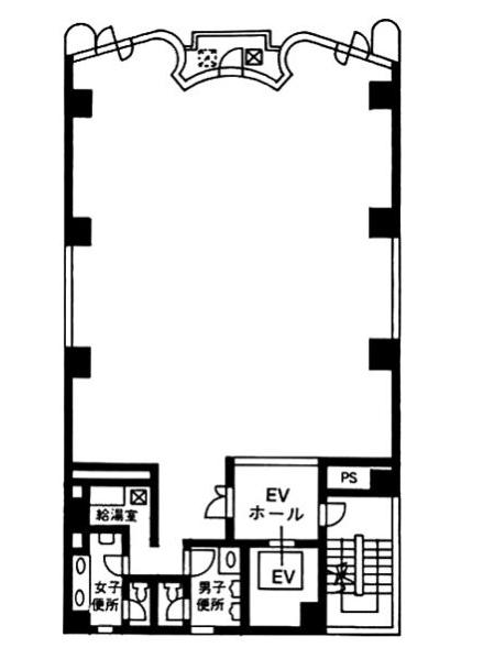 タイセイビルの基準階図面