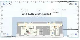 京橋トラストタワーの基準階図面