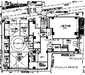藤和シティスクエア三田サウスウィングビルの基準階図面