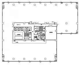 ダイハツ・ニッセイ池袋ビルの基準階図面