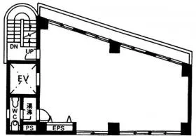 ピラミッド品川ビルの基準階図面