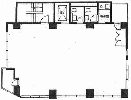 舟正ビルの基準階図面