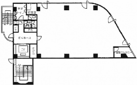 品川MSビルの基準階図面