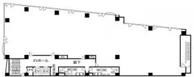 南大塚ビルの基準階図面