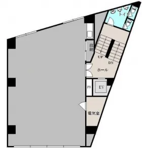 KJ南池袋ビルの基準階図面