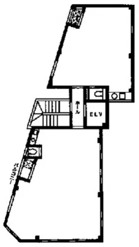 小倉ビルの基準階図面