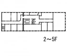 丸石ビルディングの基準階図面