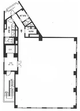 神田駿河台ビルの基準階図面