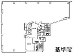 湯島台ビルの基準階図面