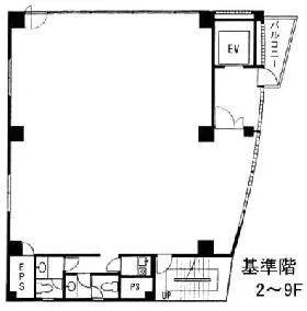 神田須田町ビルの基準階図面