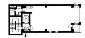 モーリオン湯島(湯島関東)ビルの基準階図面