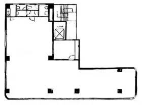 TWG本郷ビルの基準階図面