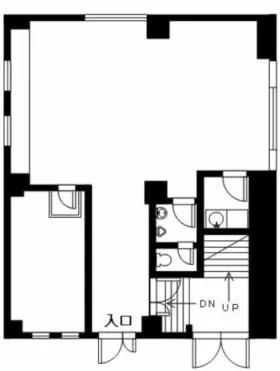 アネックス西新宿ビルの基準階図面