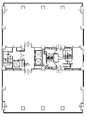 オーク赤坂ビルの基準階図面