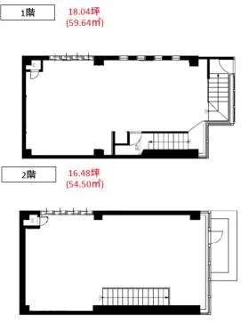 DIX神南ビルの基準階図面