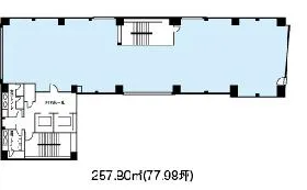 麹町HFビルの基準階図面