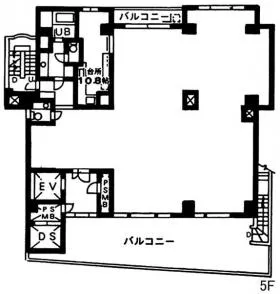 サンモール第7ビルの基準階図面