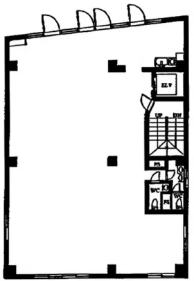 四谷SCビルの基準階図面