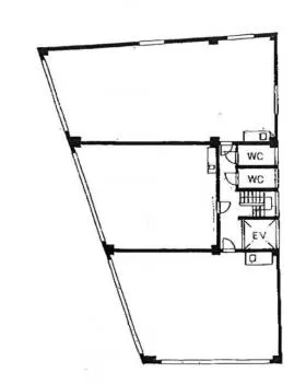 三昭ビルの基準階図面