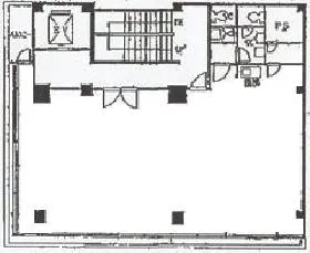 小谷商事ビルの基準階図面