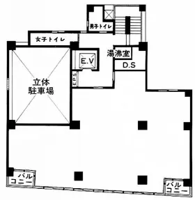  HR・NET日本橋(エイチアールネット)ビルの基準階図面