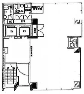 ビジョンワークス有楽町(日比谷頴川ビル)の基準階図面
