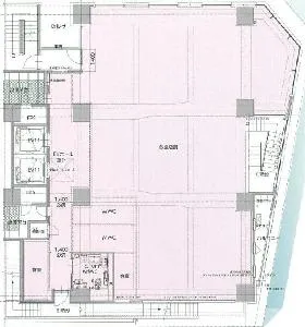 内神田渋谷ビルの基準階図面