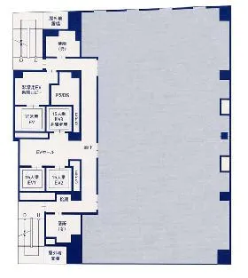 マルイト銀座第3ビルの基準階図面
