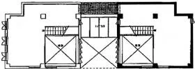 ロイクラトン左門町ビルの基準階図面