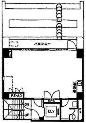 石川第2LKビルの基準階図面