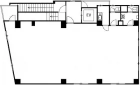 第2坂本ビルの基準階図面