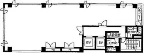 KANDA HIKOBAEビルの基準階図面