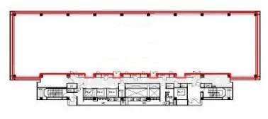 LOOP-X(ループエックス)ビルの基準階図面
