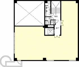 アルカディア上野ビルの基準階図面
