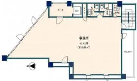 青山MSビルの基準階図面