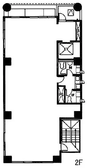 三和九段ビルの基準階図面