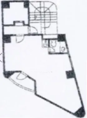日米商会ビルの基準階図面