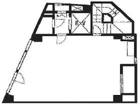須田町パークビルの基準階図面