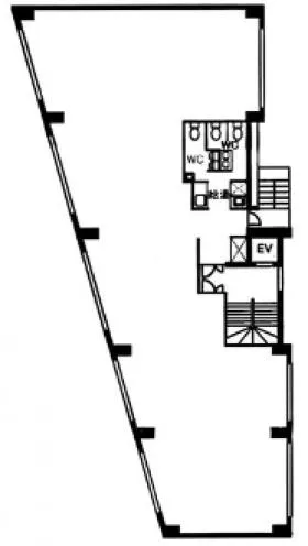 TOKYO CENTRAL SHIBUYA(旧:渋谷三信)ビルの基準階図面