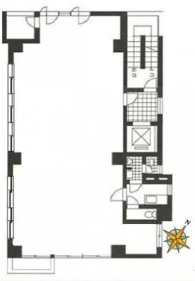 第30田中ビルの基準階図面