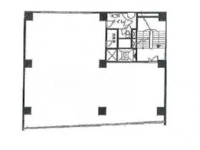 中島第1ビルの基準階図面