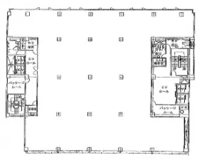 黒崎ビルの基準階図面