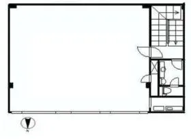 赤坂BTビルの基準階図面