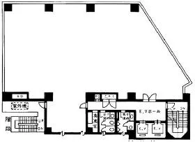 南青山STビルの基準階図面